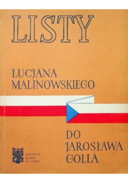 Listy Lucjana Malinowskiego do Jarosławia Golla