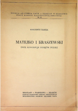 Matejko i Kraszewski