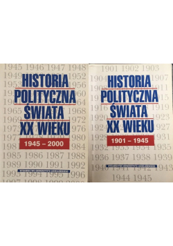 Historia Polityczna Świata XX wieku Tom 1 i 2
