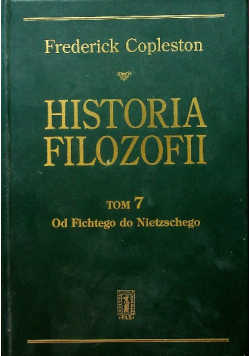 Historia filozofii Tom 7