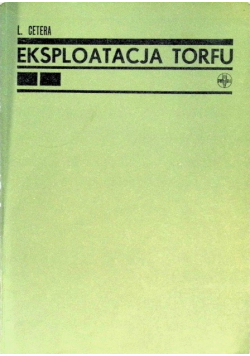 Eksploatacja torfu