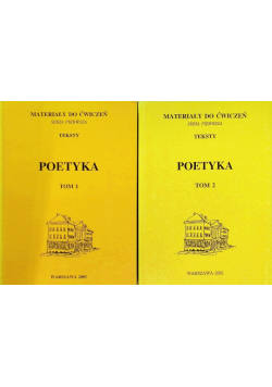 Poetyka Tom 1 i 2