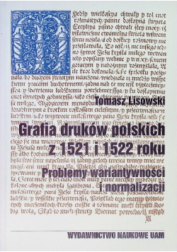 Grafia druków polskich z 1521 i 1522 roku