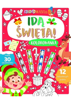 Koloromania. Idą święta! Kolorowanka