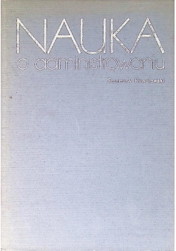 Nauka o administrowaniu