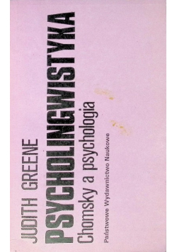 Psycholingwistyka Chomsky a psychologia