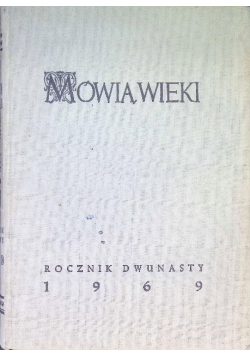 Mówią Wieki Nr 1 do 12 / 69