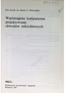 Wspomagane komputerem projektowanie obwodów mikrofalowych