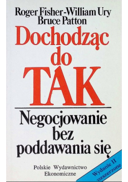 Dochodząc do TAK. Negcjowanie bez poddawania się