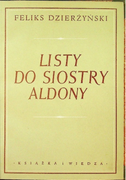 Listy do siostry Aldony