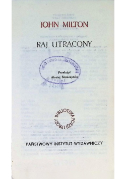 Raj Utracony