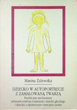 Dziecko w autoportrecie z zamalowaną twarzą