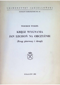 Kręgi wygnania Jan Lechoń na obczyźnie