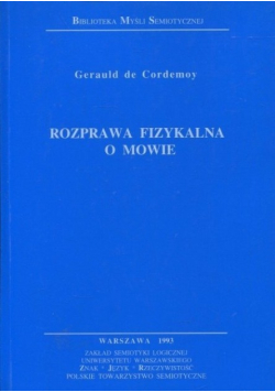 Rozprawa Fizykalna o mowie