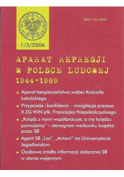 Aparat represji w Polsce Ludowej 1944 do 1989  Nr 1 / 06