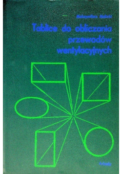 Tablice do obliczania przewodów wentylacyjnych