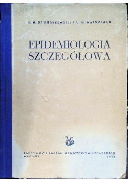 Epidemiologia szczegółowa