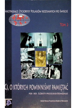 Ci o których powinniśmy pamiętać Tom 2