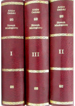 Słownik mitologiczny Tom 1 do 3