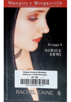 Wampiry z Morganville Księga 9 Gorycz krwi