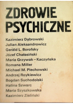 Zdrowie psychiczne