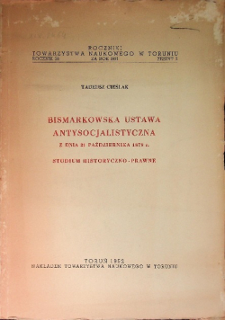 Bismarckowska ustawa antysocjalistyczna