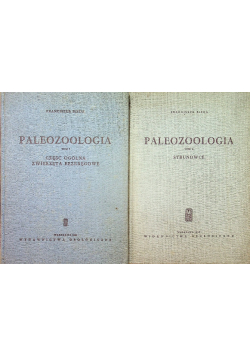 Paleozoologia Tom 1 i 2