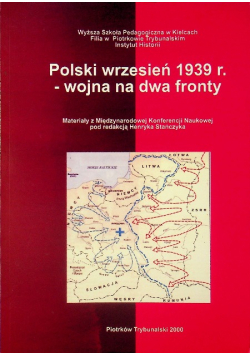 Polski wrzesień 1939 r wojna na dwa fronty