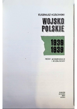 Wojsko Polskie 1936 1939