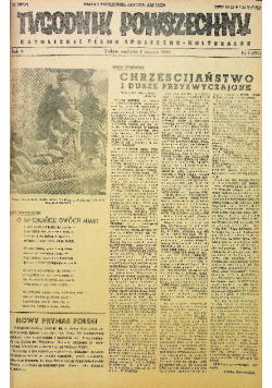 Tygodnik powszechny Nr 1 do 51 1949 r.