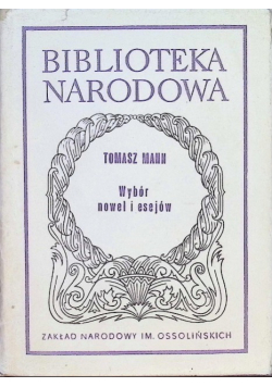 Mann Wybór nowel i esejów