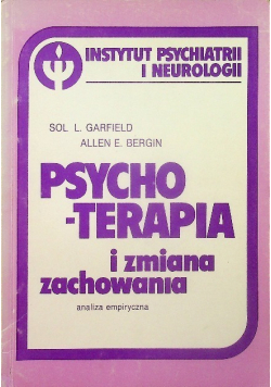 - Psychoterapia i zmiana zachowania