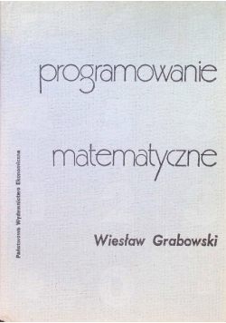 Programowanie matematyczne