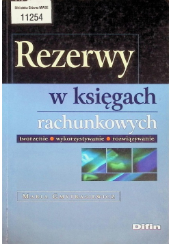 Rezerwy w księgach rachunkowych