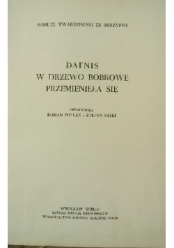 Dafnis w drzewo Bobkowe przemienieła się
