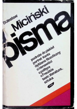 Miciński Pisma