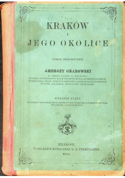 Kraków i jego okolice 1866 r.