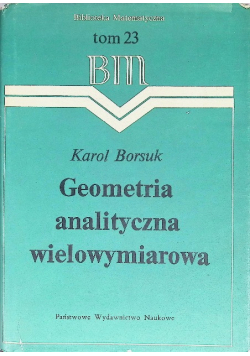 Geometria analityczna wielowymiarowa 1950 r.