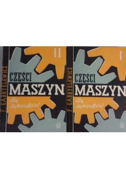 Części maszyn dla samouków Tom 1 i 2