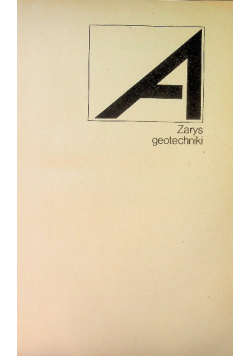 Zarys geotechniki