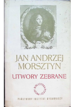 Morsztyn Utwory zebrane