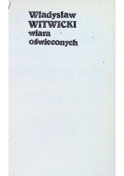 Wiara oświeconych