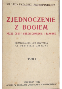 Zjednoczenie z Bogiem Tom I 1935 r.