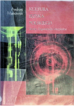 Kultura języka polskiego