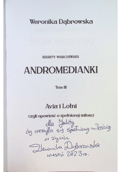 Andromedianki Tom 3 Avia i Lotni