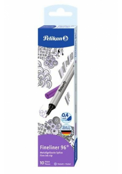 Cienkopis Fineliner 96 0,4mm fioletowy (10szt)