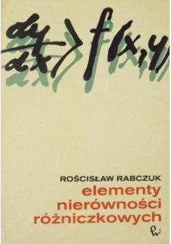 Elementy nierówności różniczkowych