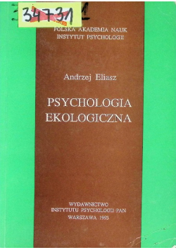 Psychologia ekologiczna