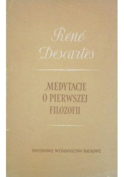 Medytacje o pierwszej filozofii
