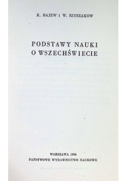 Podstawy nauki w wszechświecie